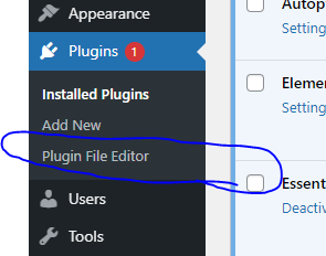plugin editor